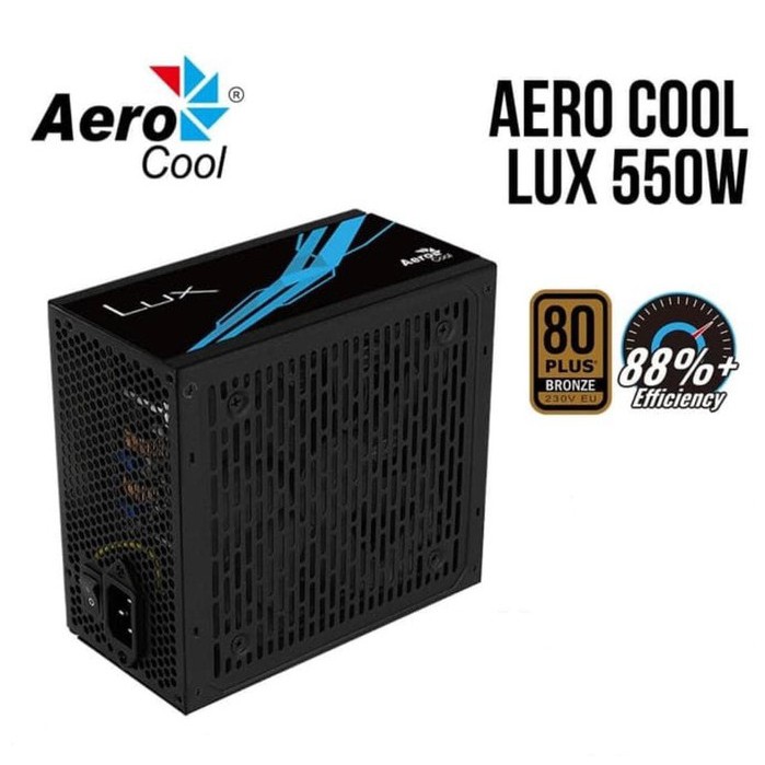 Aerocool LUX 550W PSU Powersupply 80+ BRONZE