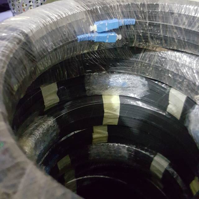 Kabel Fiber Optik Dropcore Precon 150M lengkap konektor