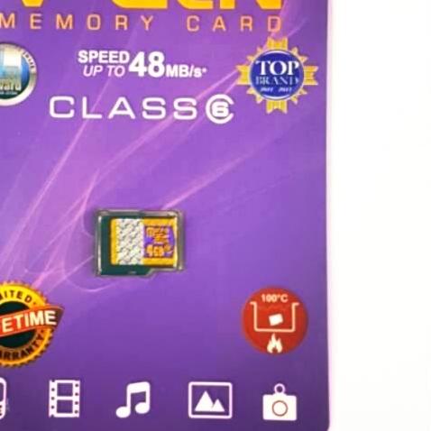 V-Gen MicroSD card 4 GB Class 6 kartu memory hp memori hp