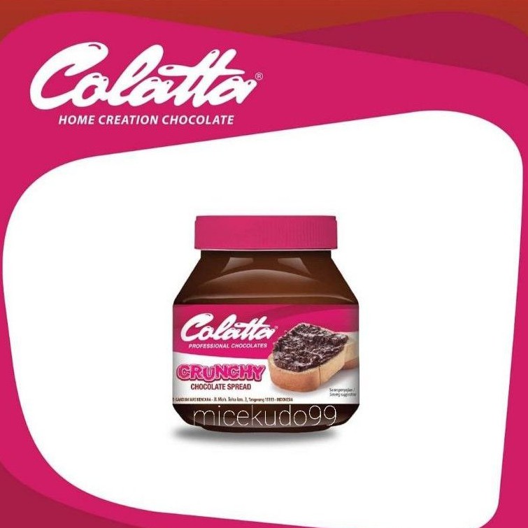 

COLATTA CRUNCHY CHOCOLATE SPREAD / COKELAT PASTA / SELAI COKLAT