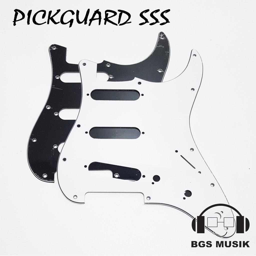 Pickguard Stratocaster - Pickguard SSS - Pickguard Gitar Fender Stratocaster