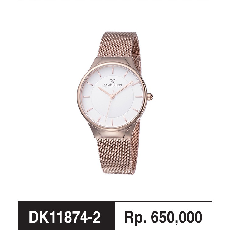 Daniel Klein DK11874-2 Rosegold,Jam Tangan Wanita, Original, Fashion Wanita