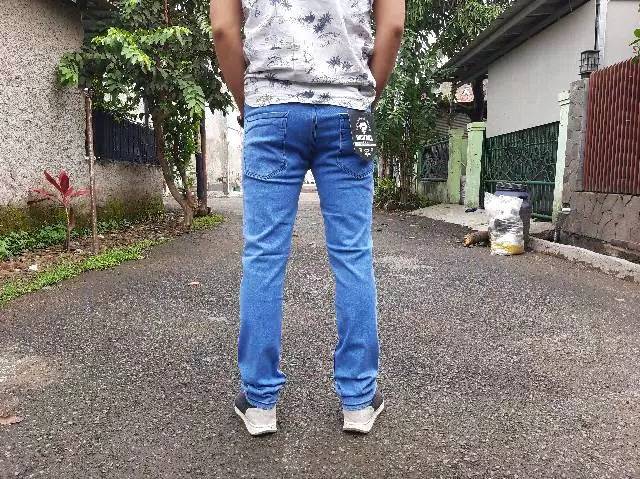 Celana Jeans Stret Panjang Pria Celana Jeans Stret Shoop Jeans Size:S-XL