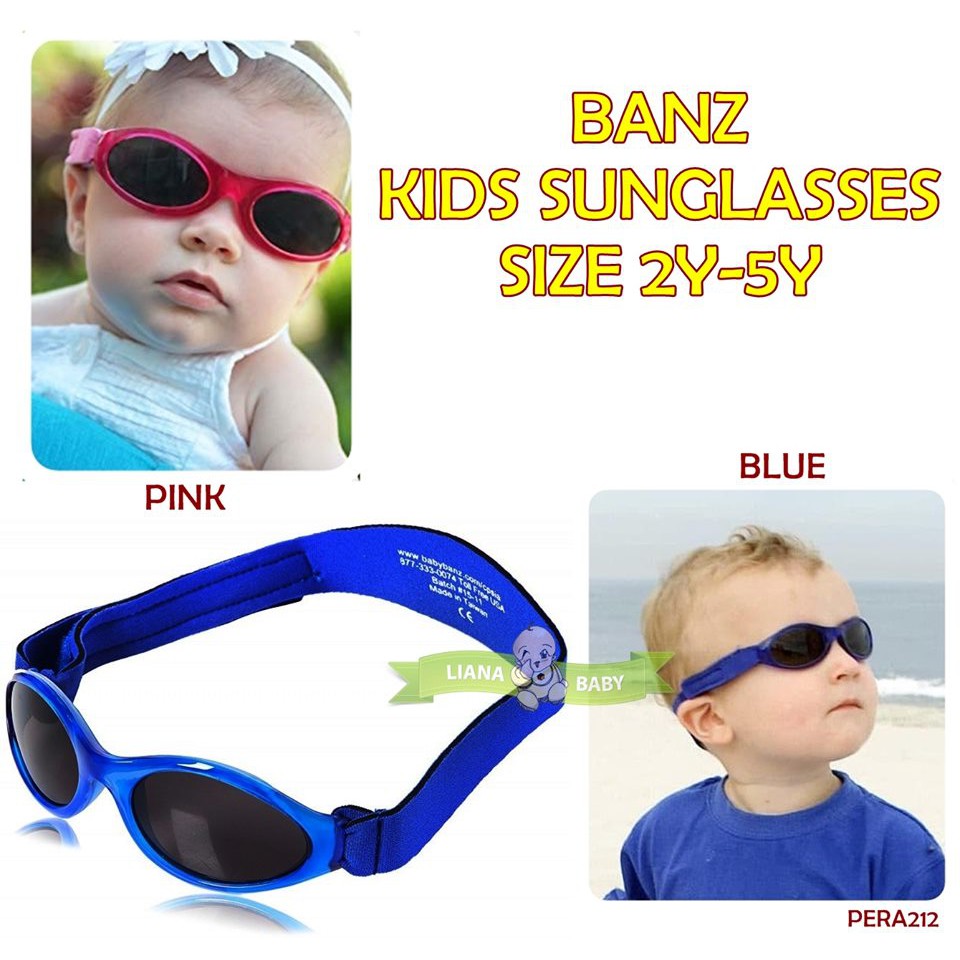 PERA212 KACAMATA JEMUR ANAK BANZ KIDS SUNGLASSES SIZE 2Y-5Y