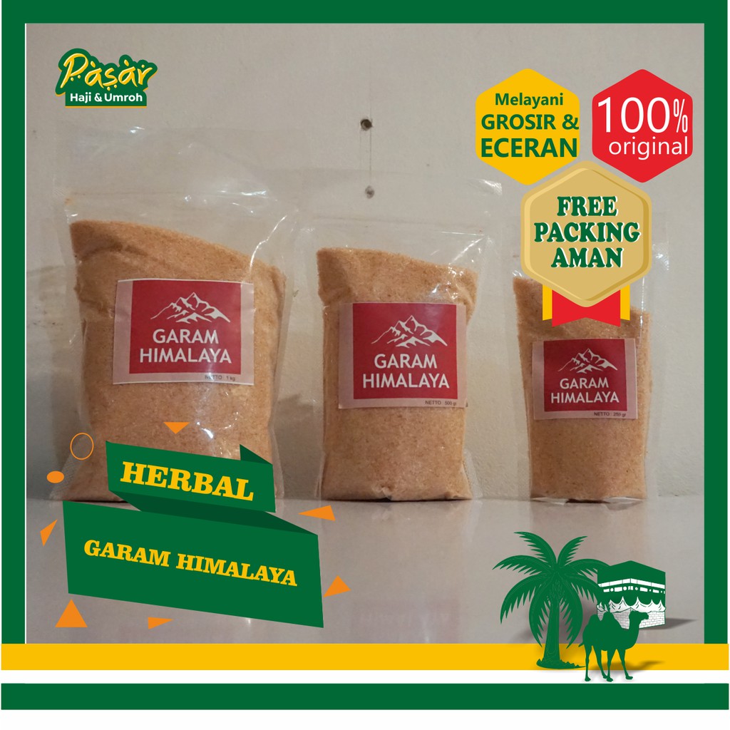 

Garam Himalayan Himalaya Himsalt Pink Himalayan Salt Original untuk JSR Jurus Sehat Rosulullah 1kg