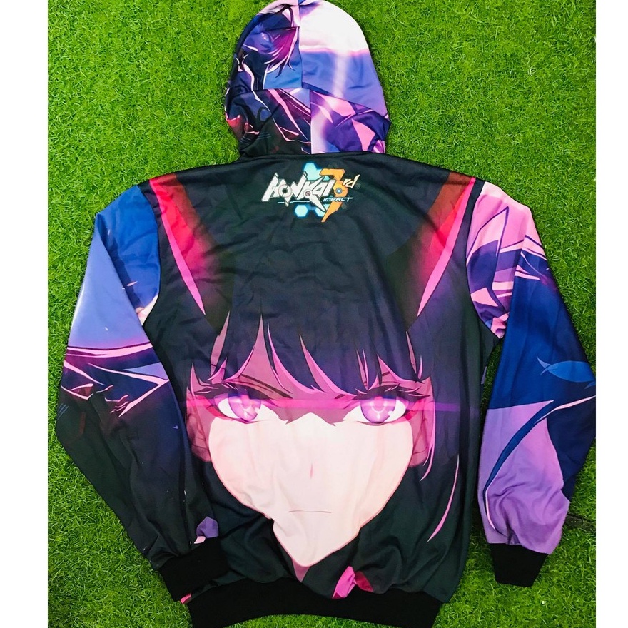 Hoodie Raiden Mei Honkai Impact Fullprint