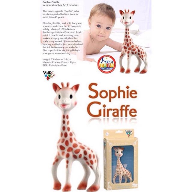 baby toy sophie the giraffe