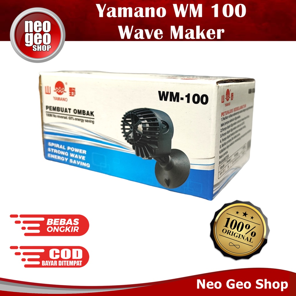 WM 100 RS 100M Yamano Rosston WM100 RS100M Wave Maker Pompa Arus Ombak Gelombang