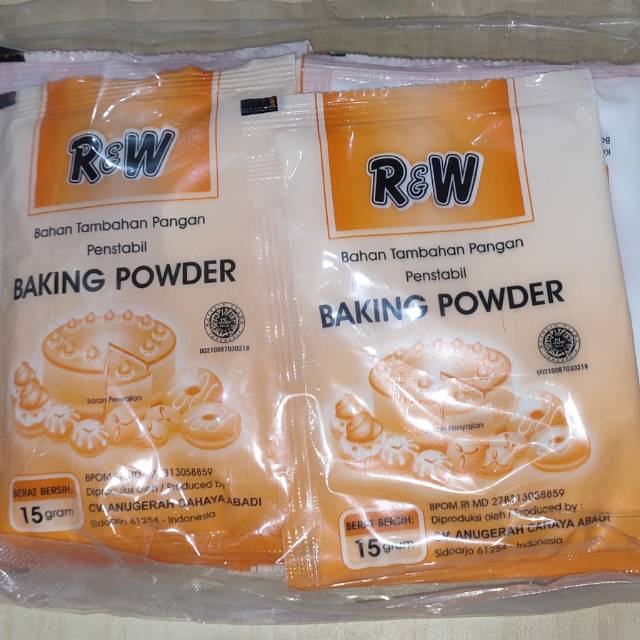 

RW Baking powder sachet berat 15gr