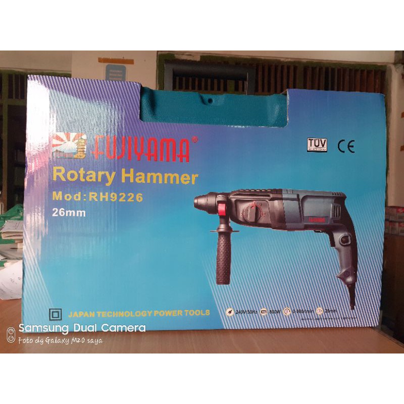 Jual Mesin Bor Beton Sds Fujiyama Rh Rotary Hammer Bobok Tembok Rh