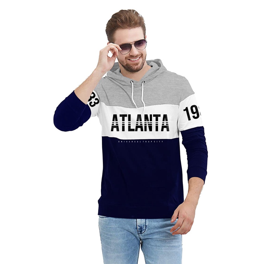 Hoodie ATLANTA / Hoodie Dewasa / Hoodie Pria / Hoodie Kombinasi | Flava Store