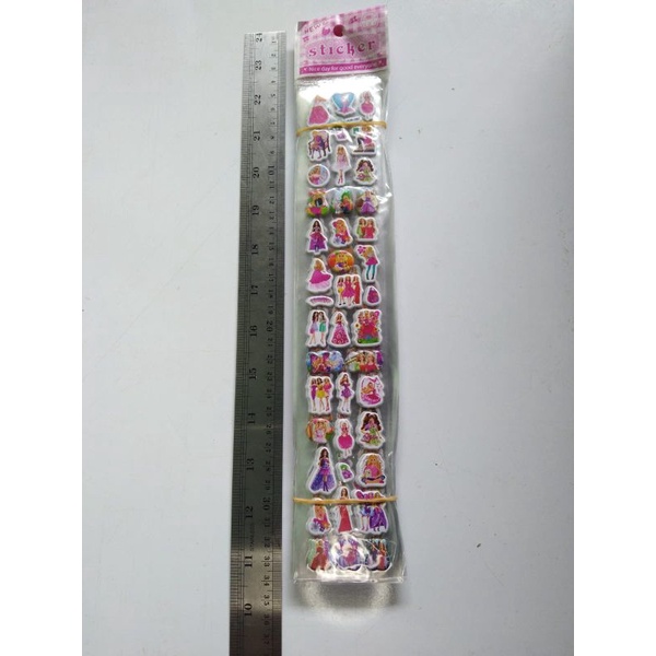 

Mainan Stiker Timbul Panjang isi 20pcs