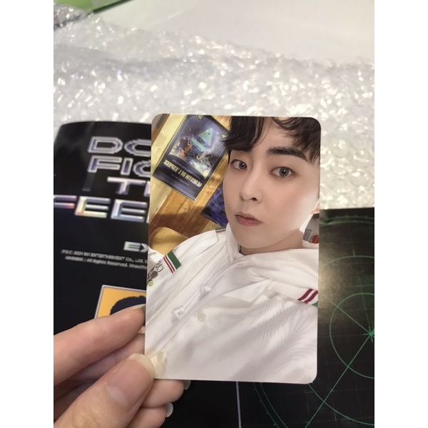 photocard pc xiumin / photocard pc minseok don’t fight the feeling expansion ver