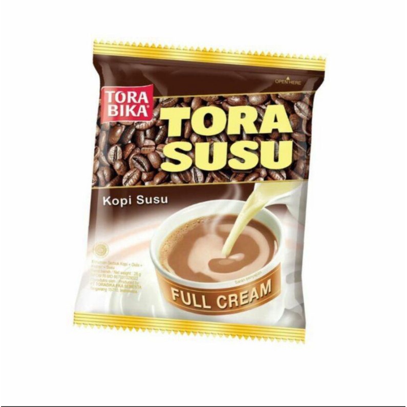 

Torabika Tora Susu renceng isi 10 sachet / kopi susu full cream / coffee instan / kopi