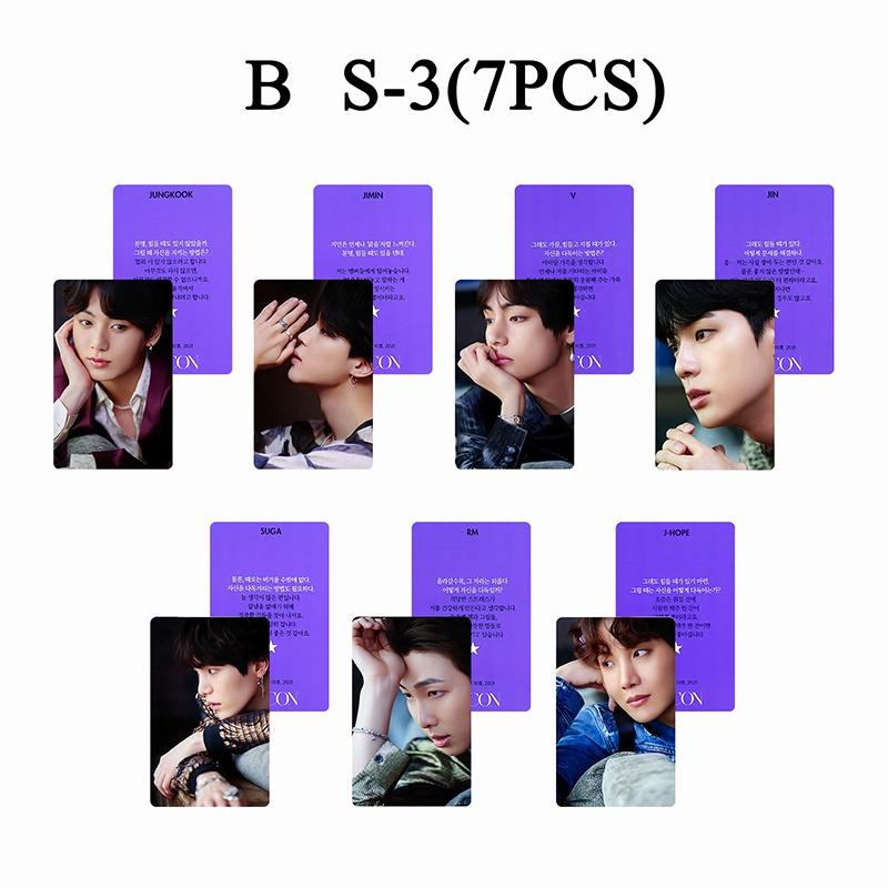 7pcs / set Kartu Pos Desain BTS DICON Untuk Koleksi