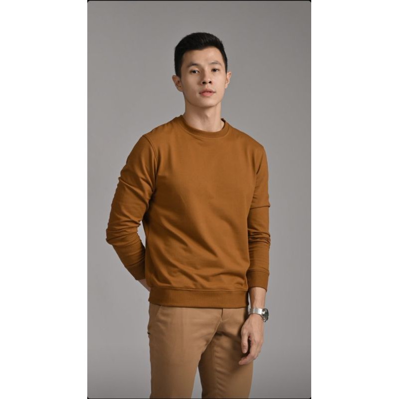 Basic Sweater Light brown M Male.id