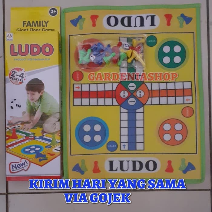  MAINAN  EDUKATIF FAMILY GAME KARPET LUDO Shopee Indonesia