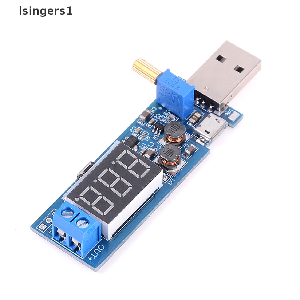 (lsingers1) Modul power supply step up / down DC-DC USB 5V Ke 3.3V / 12V