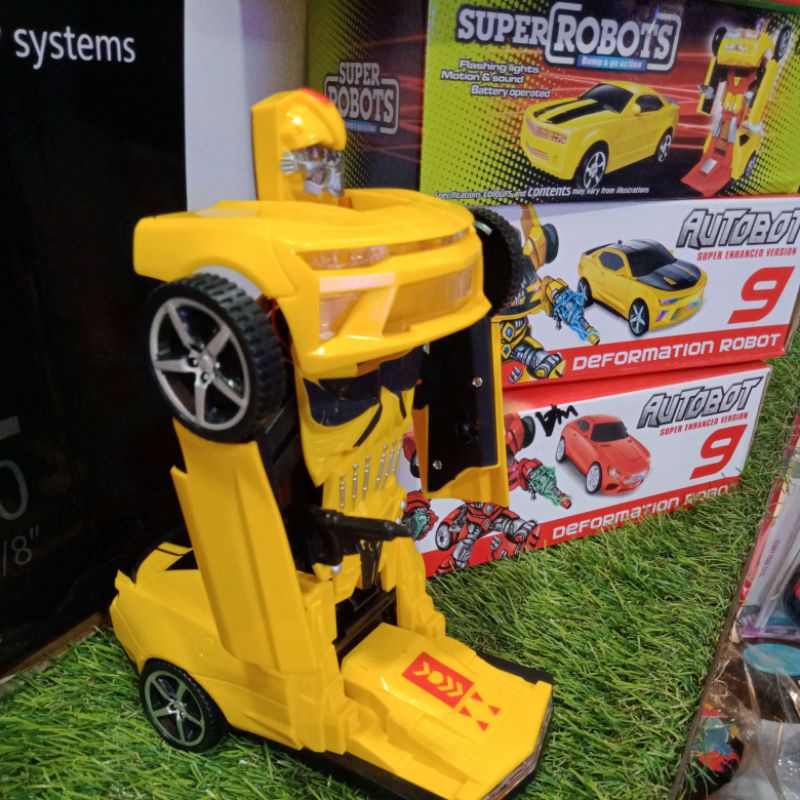 Mainan Anak Mobil Transformers Mobil Robot