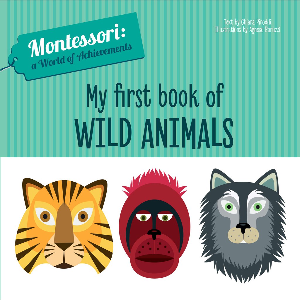 Buku MY FIRST BOOK THE MONTESSORI METHOD - farm wild animals numbers shapes montesori bbw belajar mengenal hewan angka bentuk