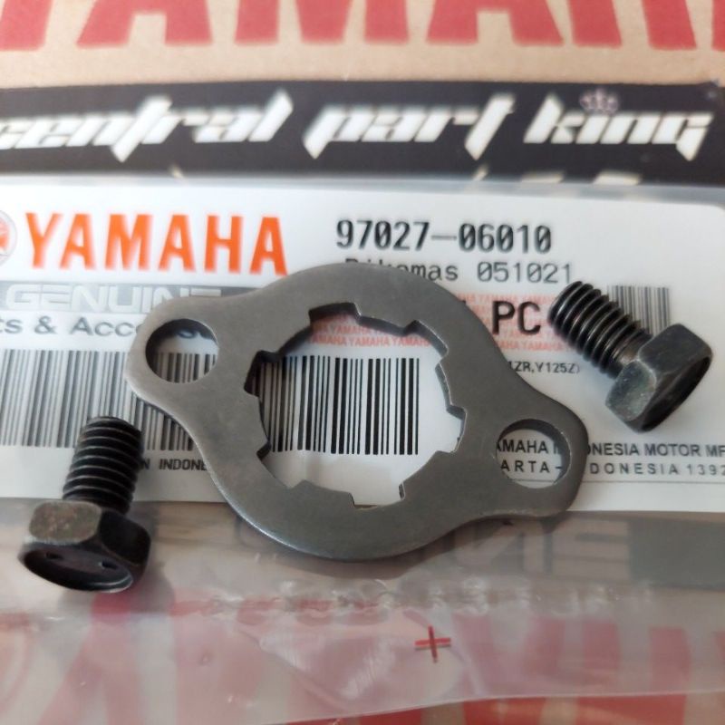 Jual Baut Dan Holder Sprocket Spoket Pengunci Gear Rantai Depan Rxz Rzr Original Yamaha