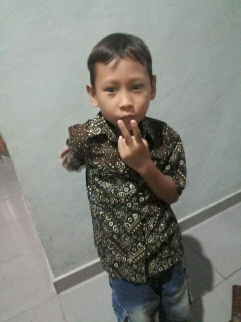 Batik Couple Keluarga Sania Ruffle Ori Ndoro Jowi Dnt Mataram