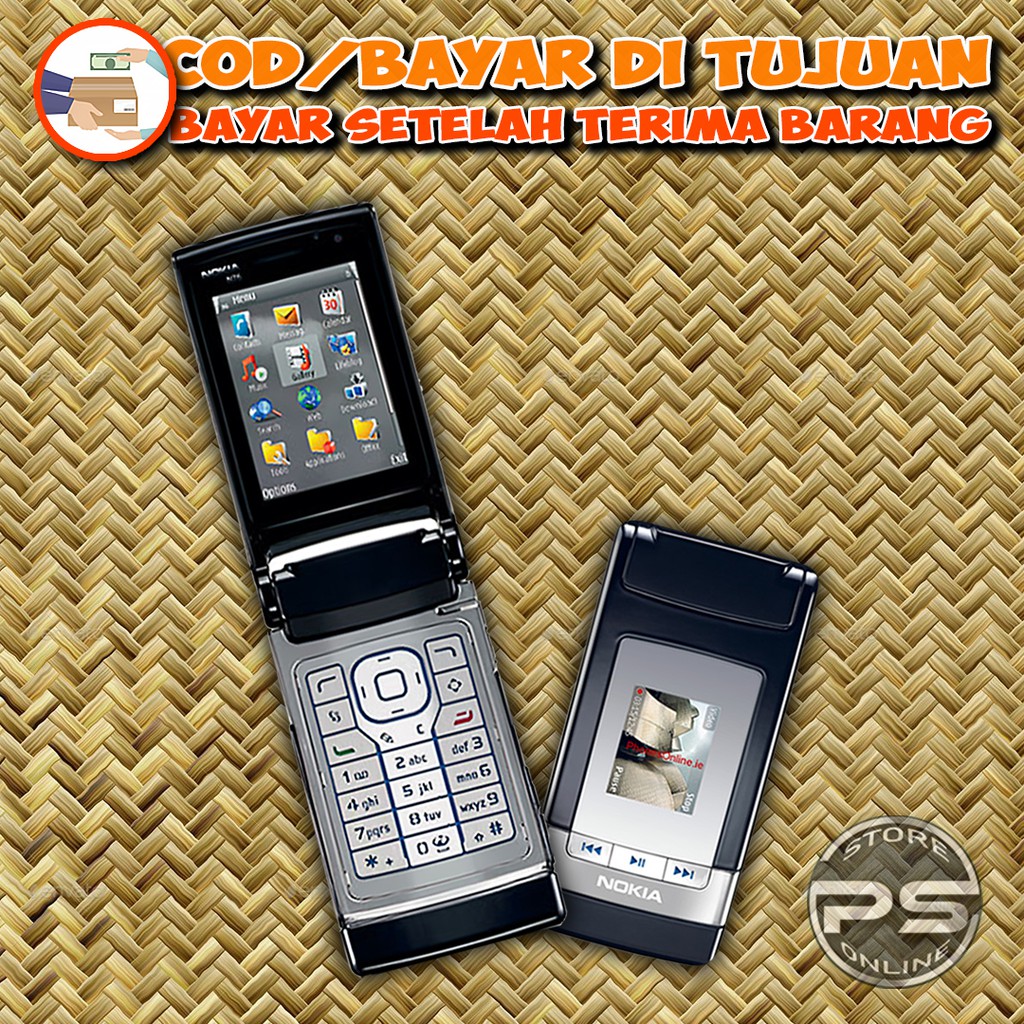 Nokia N76 Lipat - Lipat - dua layar - lipat Elegan Nokia