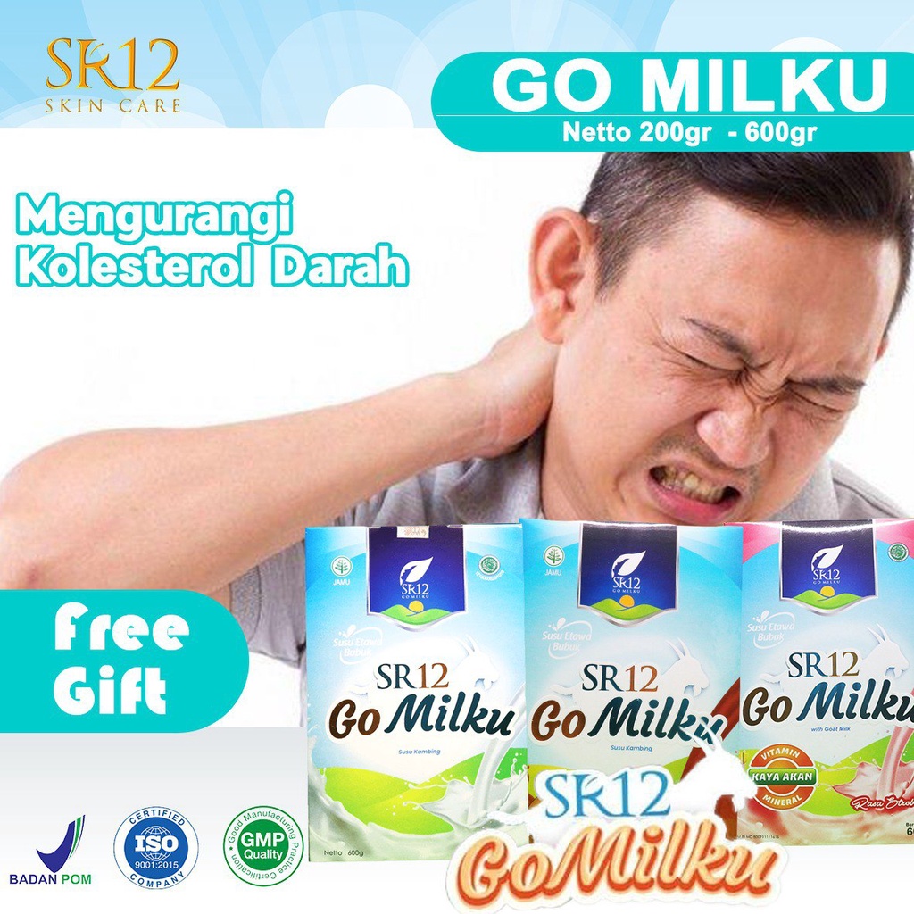 

Go milku Sr12 Mengurangi kolestrol darah Susu kambing etawa Bpom