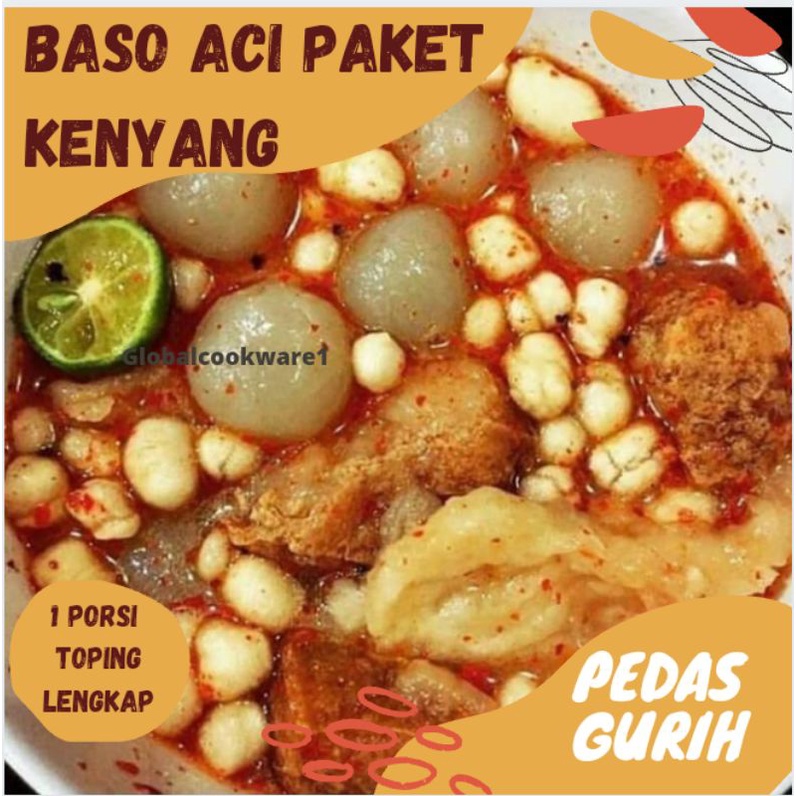 

BASO ACI PAKET KENYANG LENGKAP DENGAN TOPING