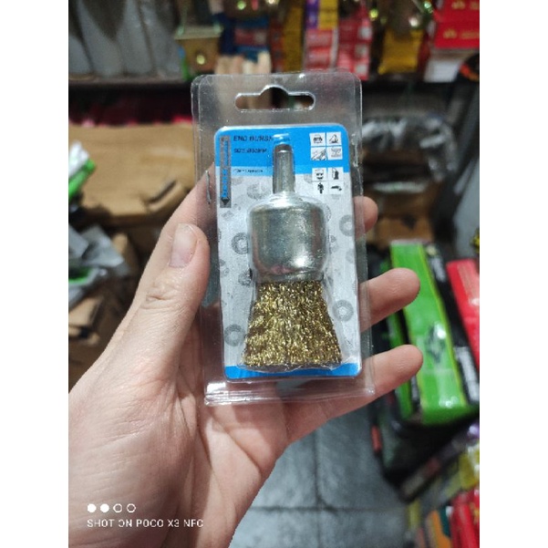 SIKAT BOR 30MM/ END BRUSH 30MM/SIKAT KAWAT KUNINGAN