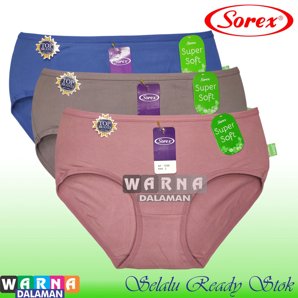 1 Pcs Celana Dalam Wanita ORIGINAL Super Lembut SESUAI FOTO code 1239 Warna Random | WARNA DALAMAN