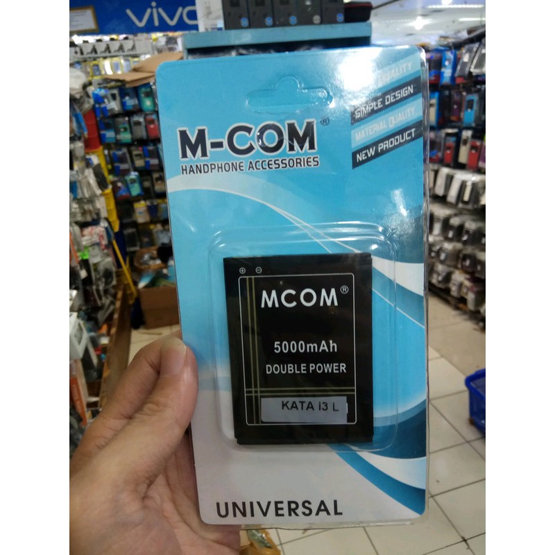 Battery Batre Baterai Double Power Mcom Kata i3L