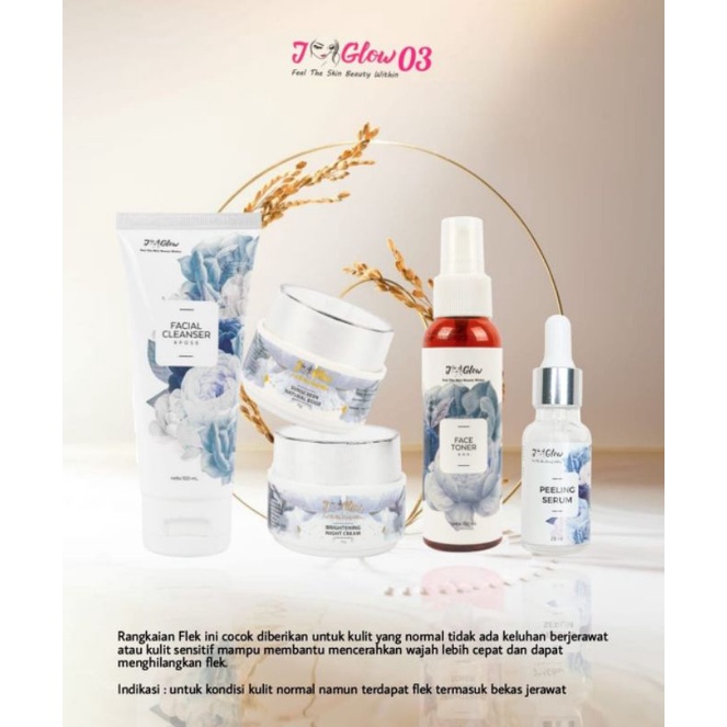 jglow SkincarePaket Flek Fling serum/perawatan wajah flek hitam