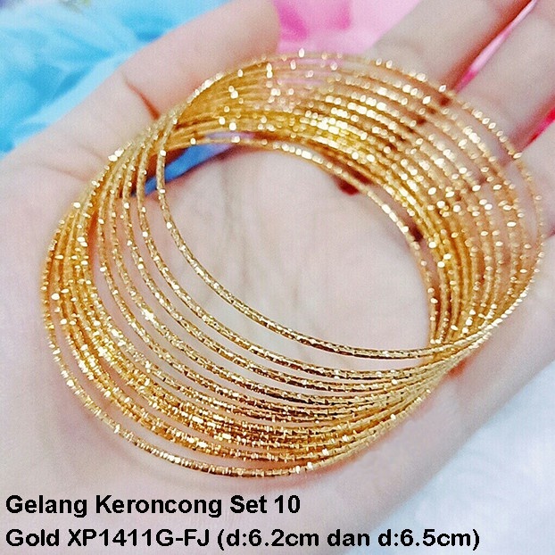 JG - Gelang Keroncong Wanita Emas Imitasi Gelang Keroncong Cantik