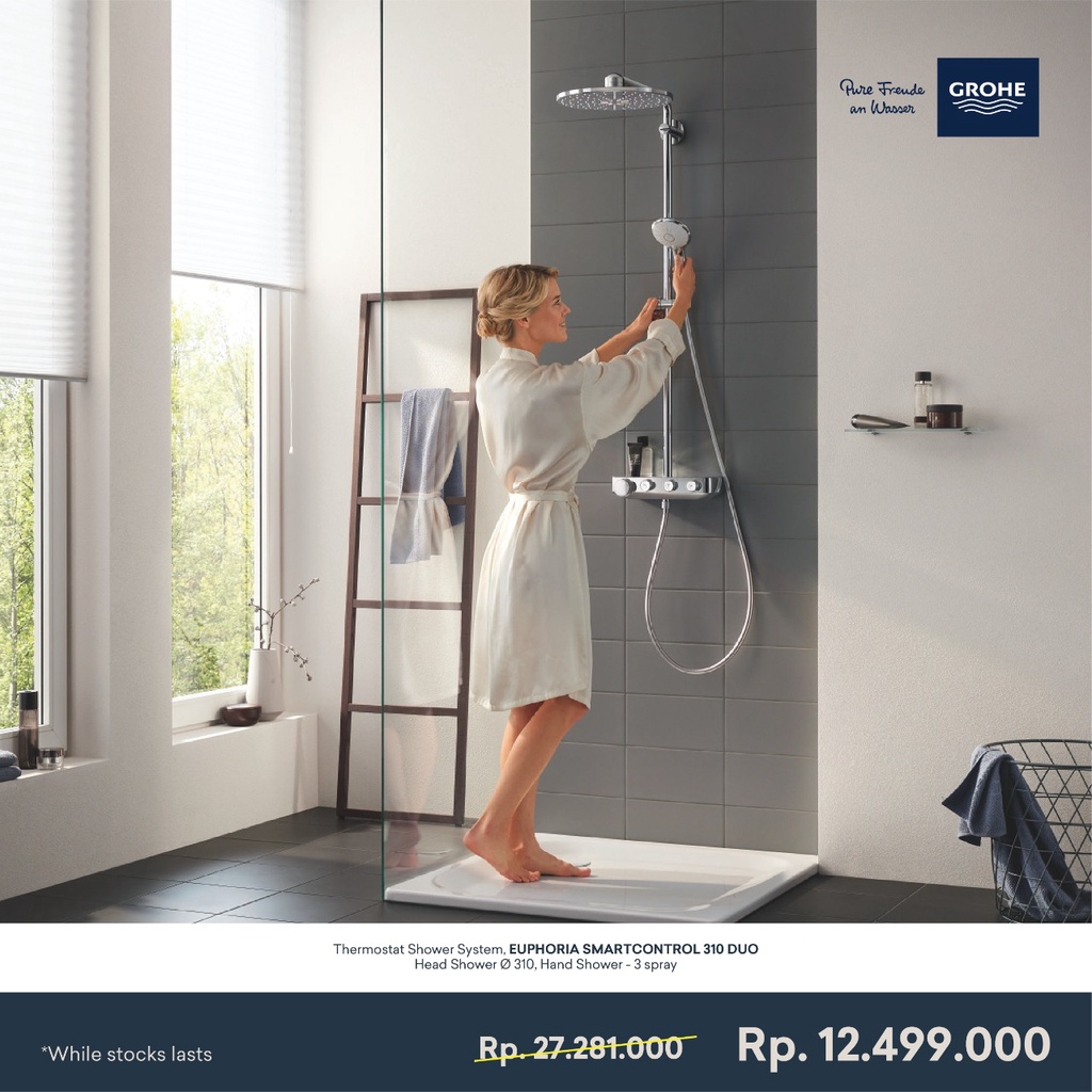 Jual Grohe Euphoria SmartContro System 310 Duo 26507000 / Grohe Shower
