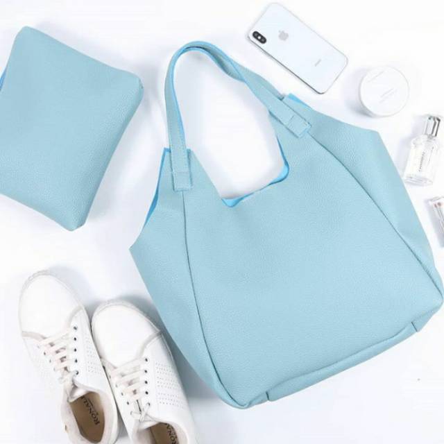 tas wanita biru tosca