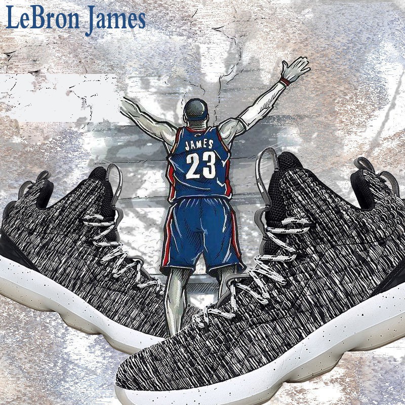 SEPATU BASKET PRIA LEBRON James SOLDIER 16 BLACK GREY PREMIUM basketball shoes NBA sepatu sneakers