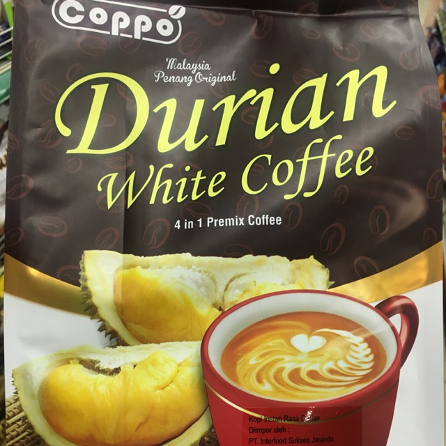 

Coppo Penang Durian White Coffe 4 in1