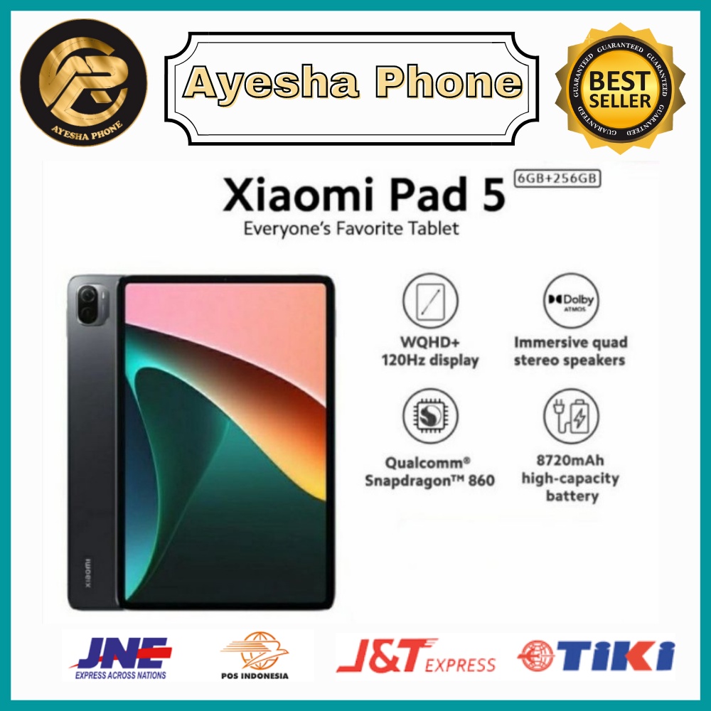 xiaomi pad 5 (xiaomi mipad 5) 6/256 gb garansi resmi