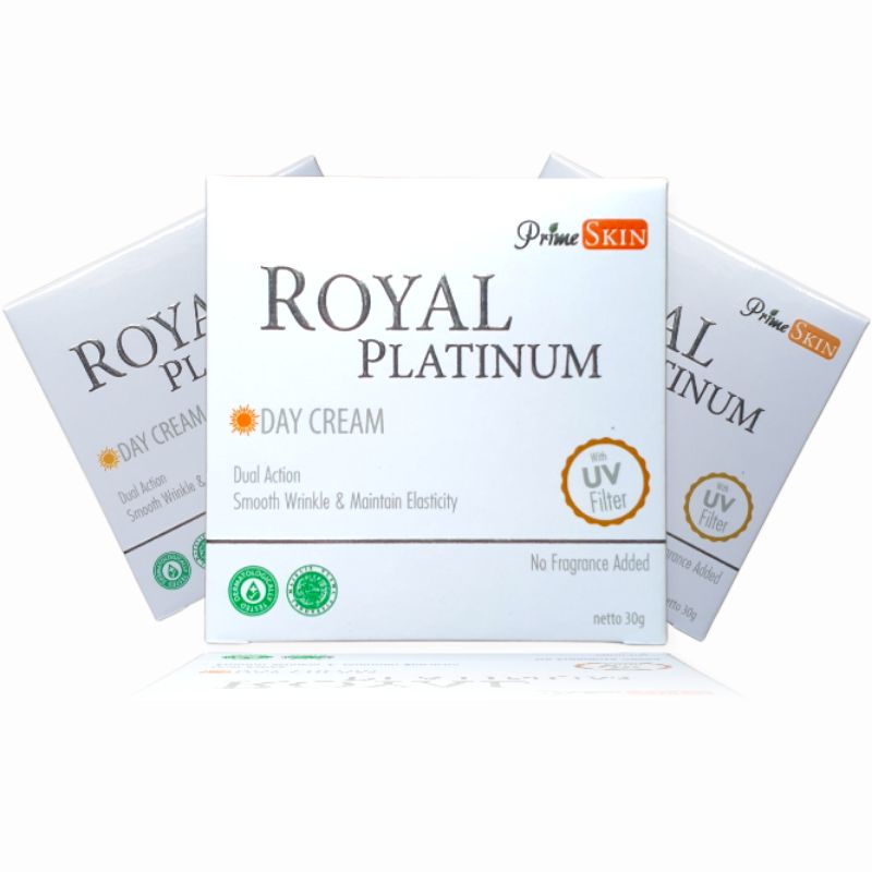 Cream Wajah Primeskin Royal Platinum Day Cream Pemutih Wajah BPOM