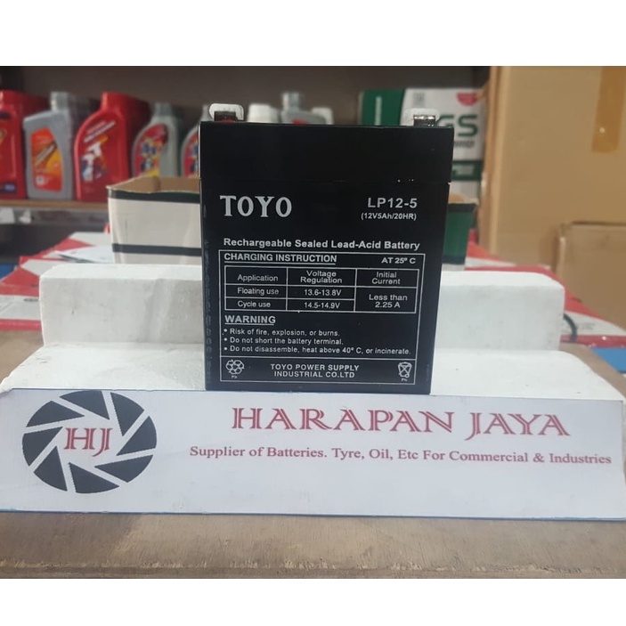 AKI TOYO 12V 5AH UTK UPS DLL