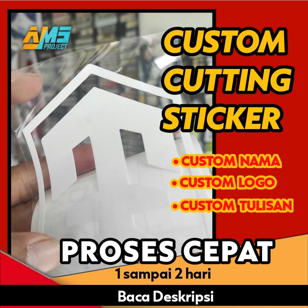 

Buat Stiker Custom/ Desain Sesuai Permintaan kamu/ desain suka suka/Custom Nama/ Tulisan Logo Brand