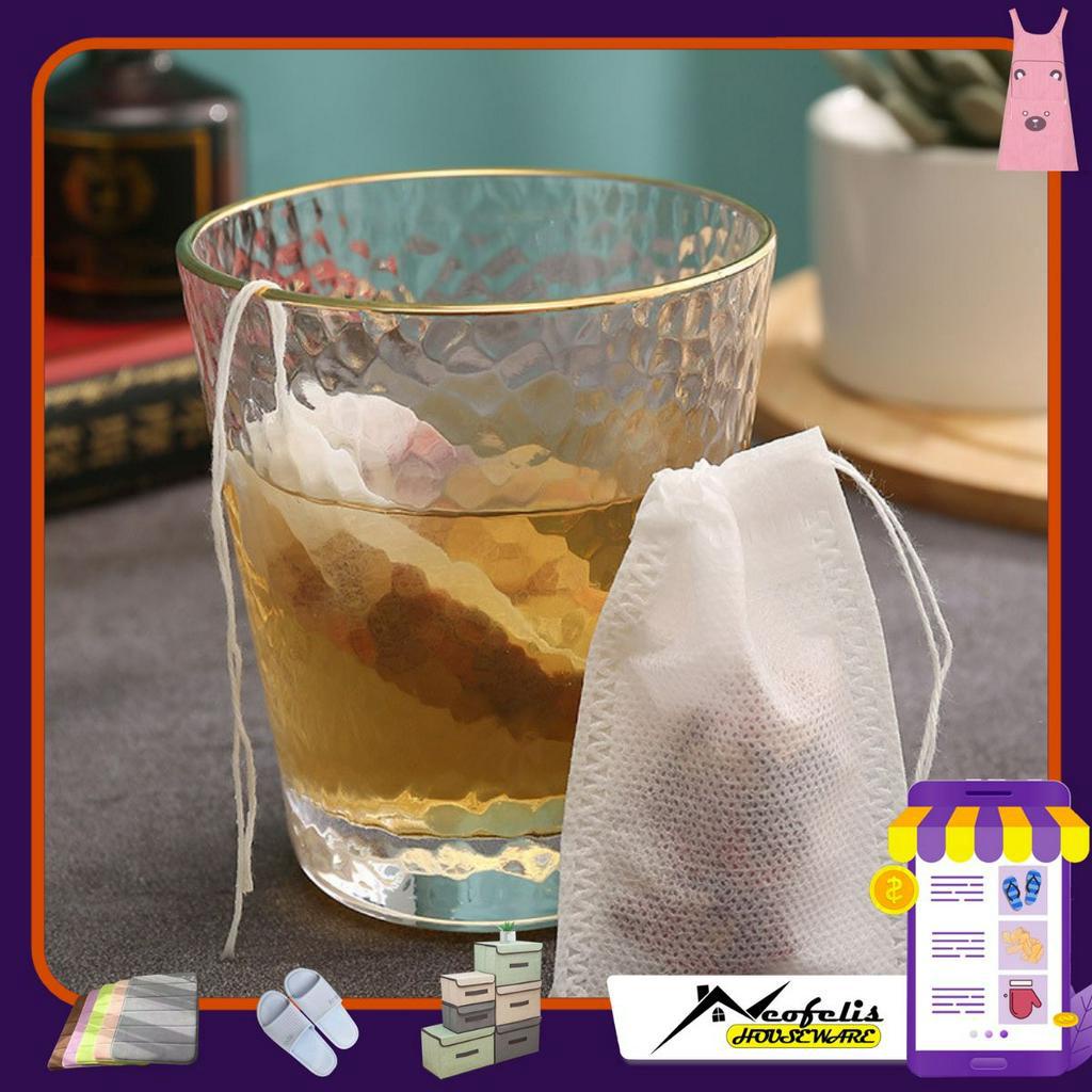 

100 PCS Disposable Tea Bag Kantong Teh Celup Herbal Kosong PR0296