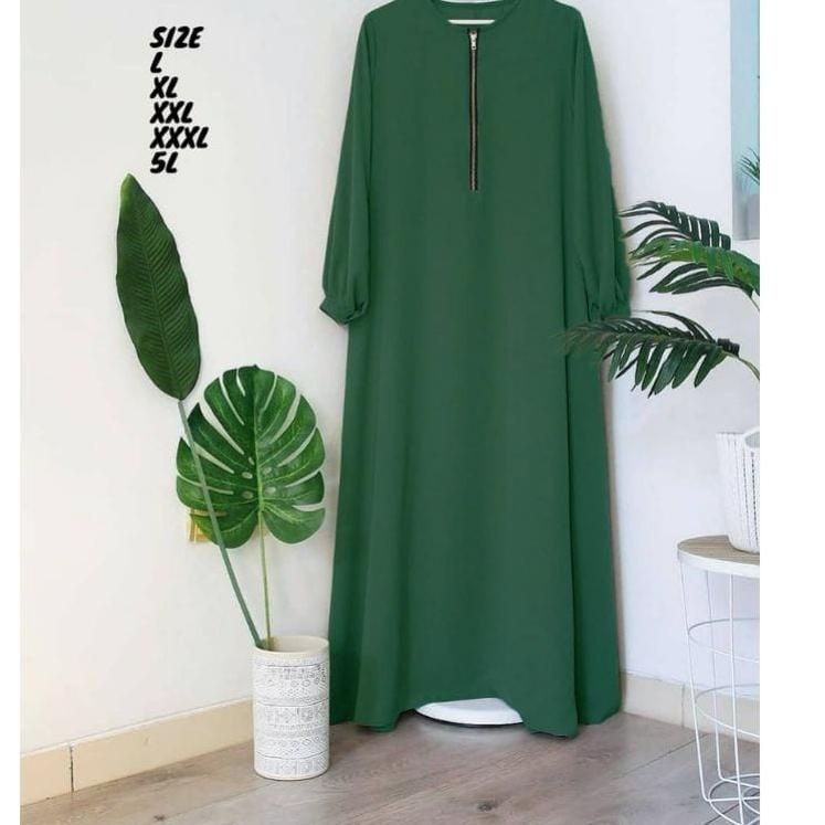 Menarik Raisa Baju Gamis Wanita Polos Jumbo Terbaru 2022 / Gamis Raisa Polos Jumbo / Gamis Polos Jum