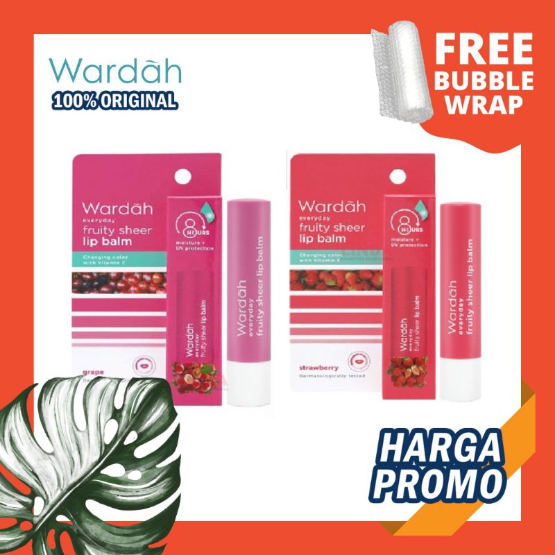 WARDAH EVERYDAY FRUITY SHEER LIP BALM 4GR