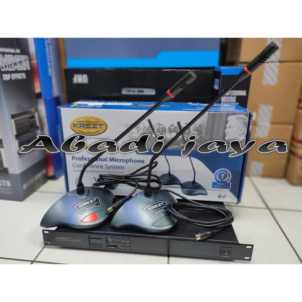 Mic system Conference meja rapa Kabel Krezt Mc 880nv ORYGINAL Krezt Mc