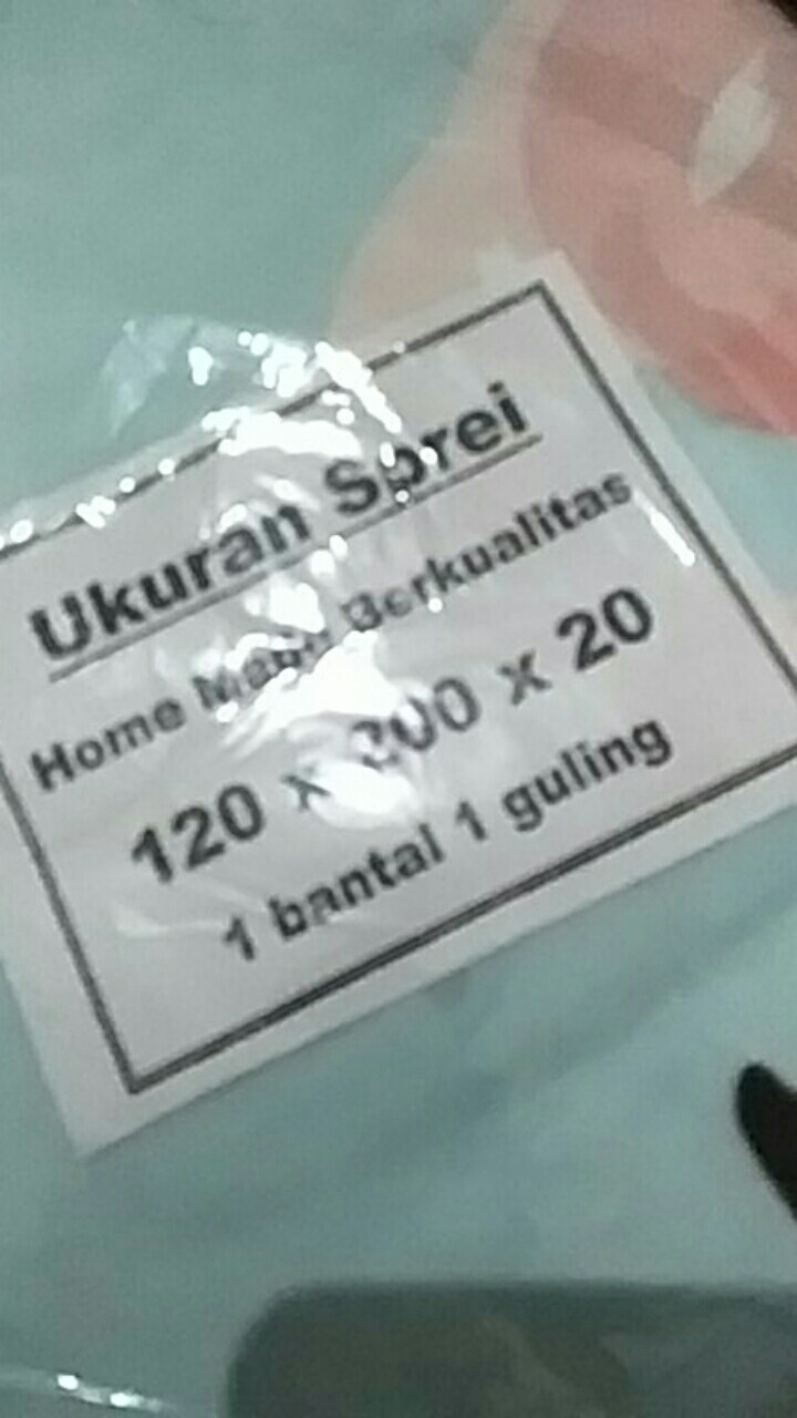 Sprai Homemade 120 160 180 Seprai Embos Polos Motif Anak Dewasa