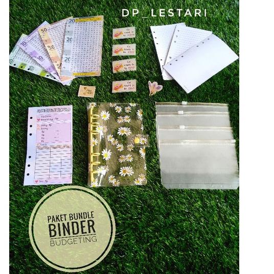 

Banyak Dipakai.. BINDER BUDGETING || Paket bundle budgeting lengkap || binder daisy A6 binder squin binder kulit jeruk