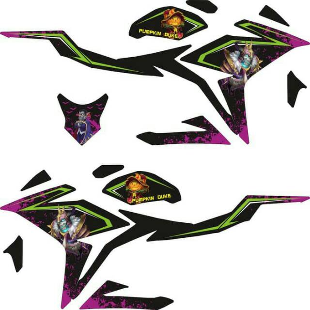 Sticker All New CBR150R Striping Castle Clash