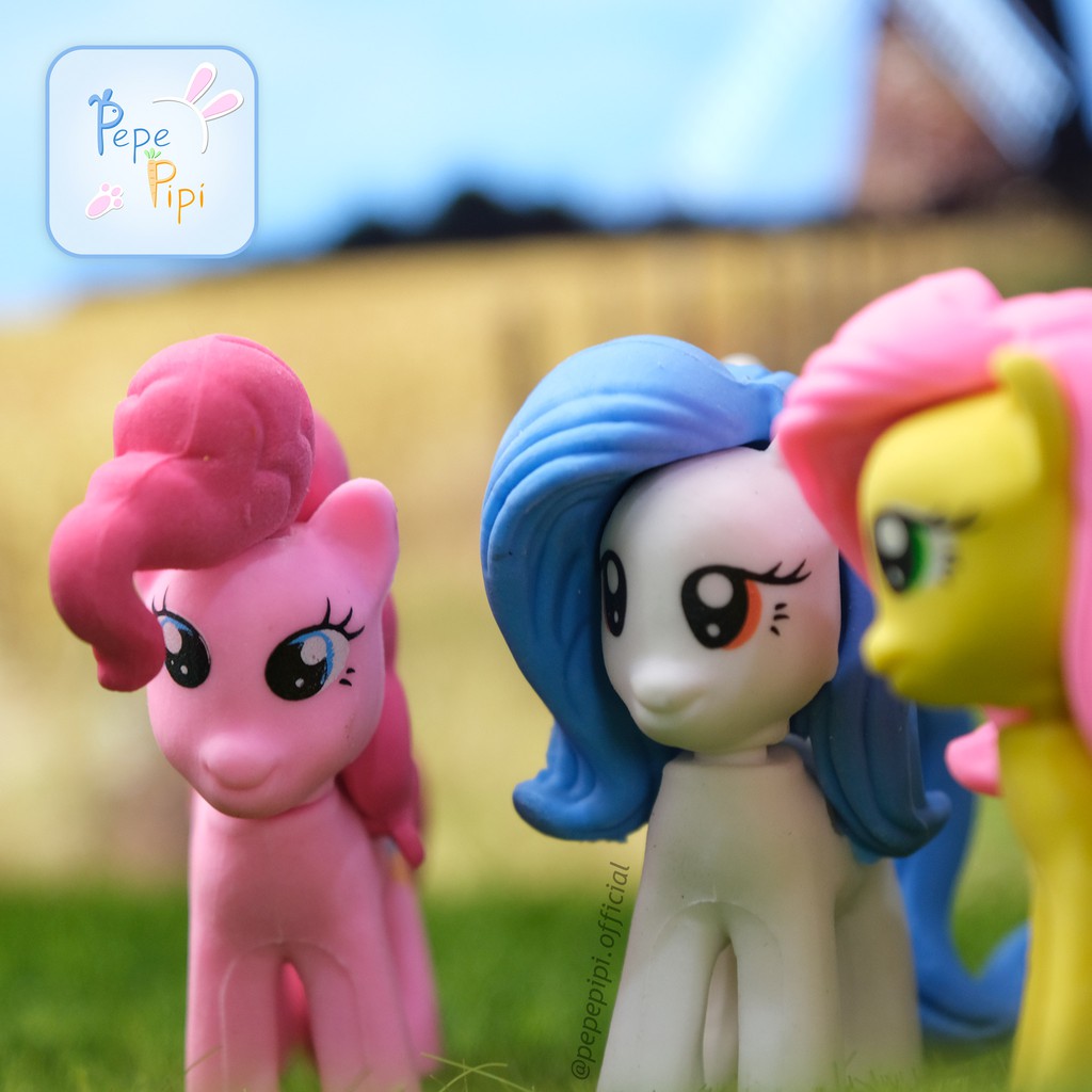 Penghapus 3D My little Pony Sisir Mahkota Setip Kuda Poni Hapusan